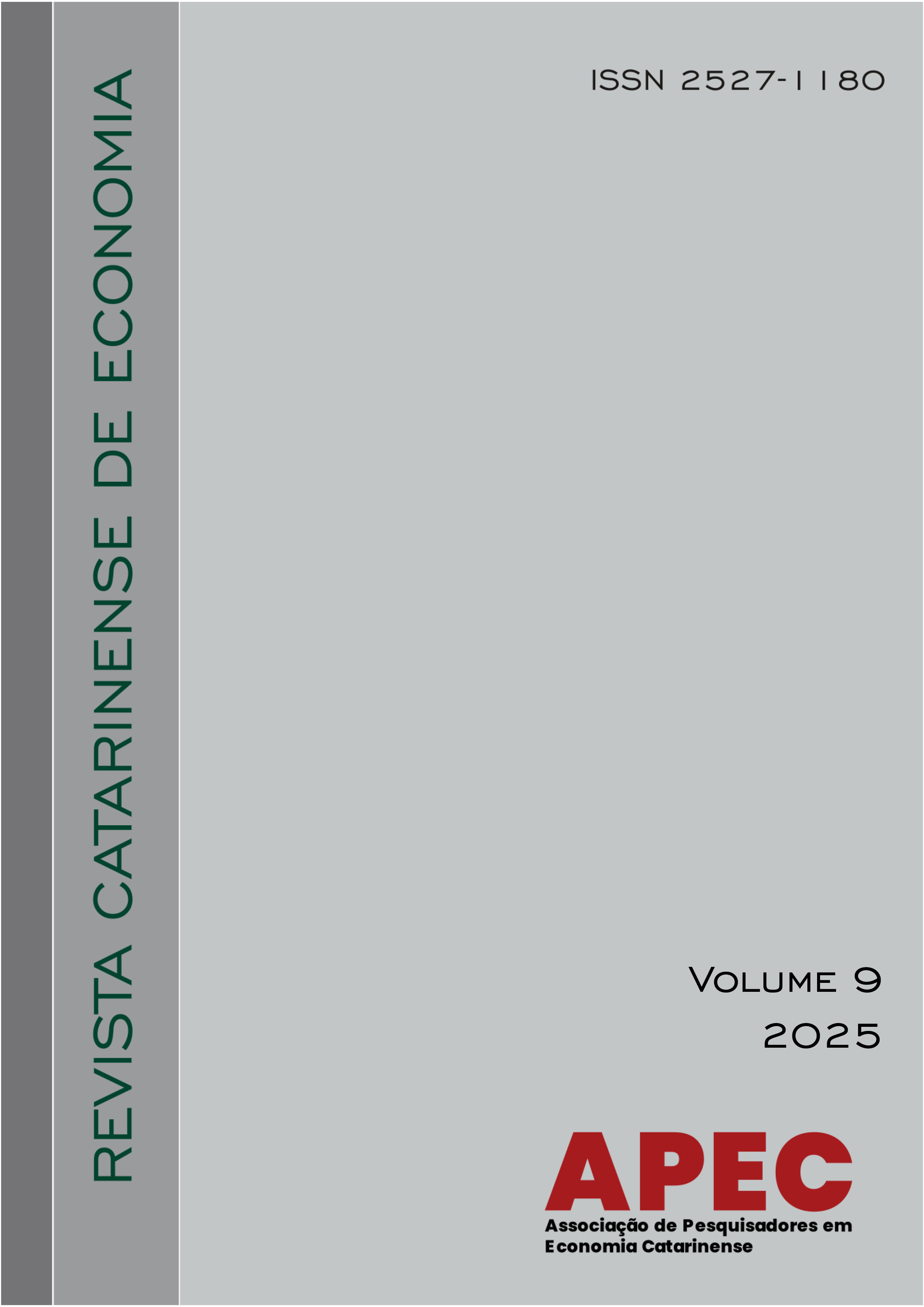 					Visualizar v. 9 (2025): Revista Catarinense de Economia
				